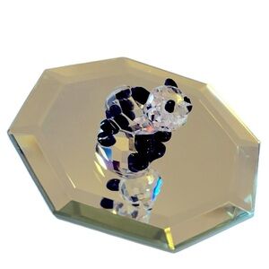 Retired Swarovski Crystal Baby Panda Figurine with original box